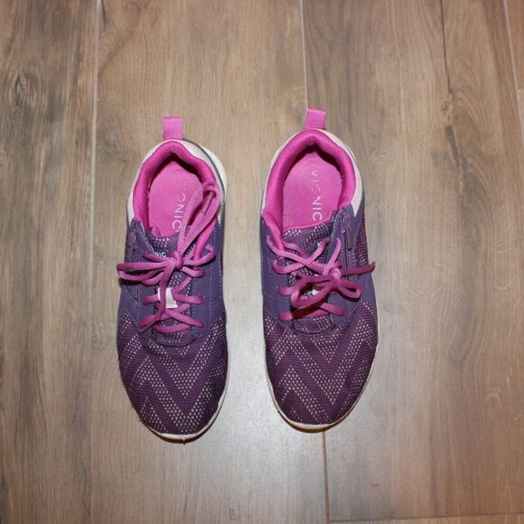 Vionic Purple & Pink Agile Lyla Comfortable Running Sneakers Women's Size 6.5 - Picture 5 of 11